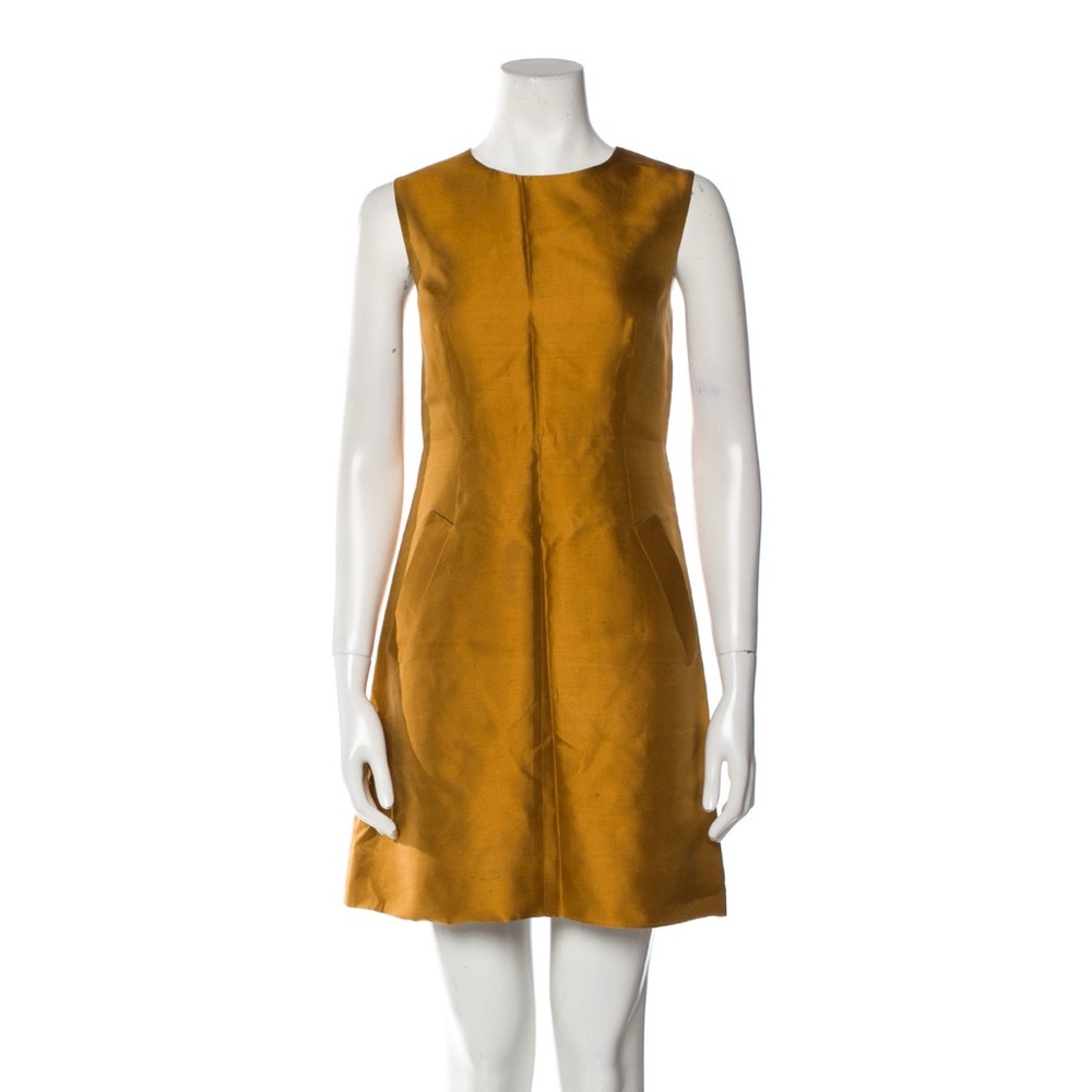 Diane Von Furstenberg Gold Mini Dress